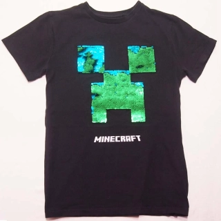 Černé tričko Minecraft zn. Next